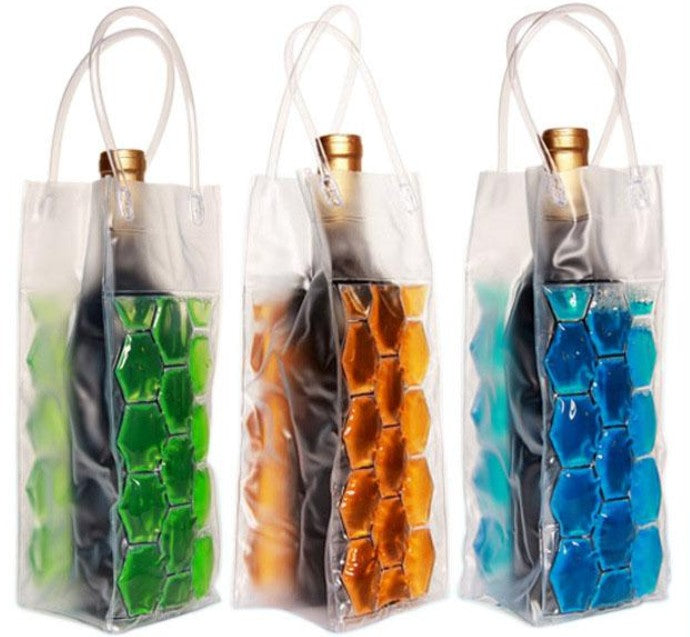Rapid Ice Wine Cooler PVC Beer Bag Outdoors Ice Gel  Picnic CoolSacks Wine Cooler Chillers Frozen  Bottle - Korvel