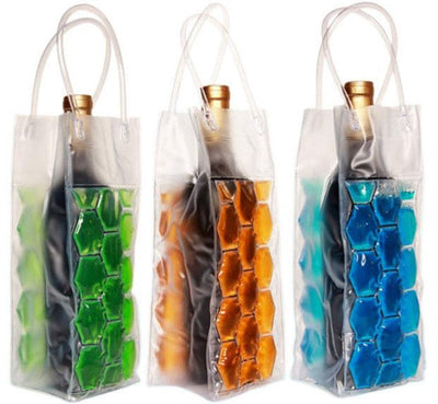 Rapid Ice Wine Cooler PVC Beer Bag Outdoors Ice Gel  Picnic CoolSacks Wine Cooler Chillers Frozen  Bottle - Korvel
