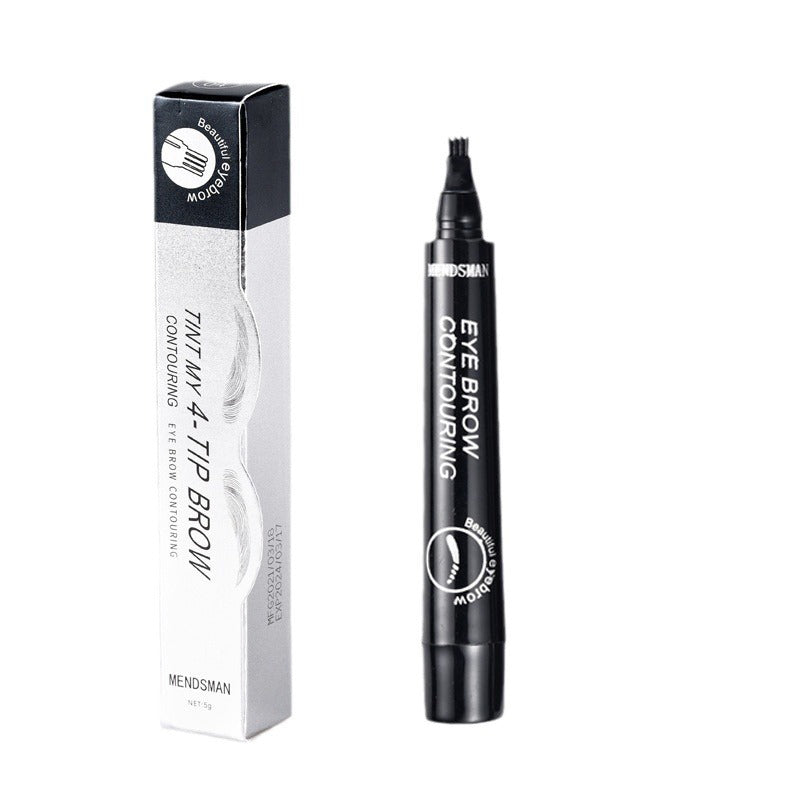 Long Lasting 5 Colors Sketch Liquid Eye Brow Pencil Waterproof Microblading Tattoo Fork Tip Eyebrow Pencil - Korvel