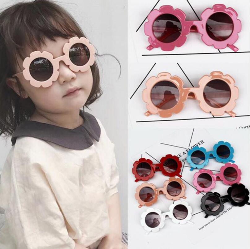 Lunettes de soleil colorées en tournesol pour enfants - Protection UV