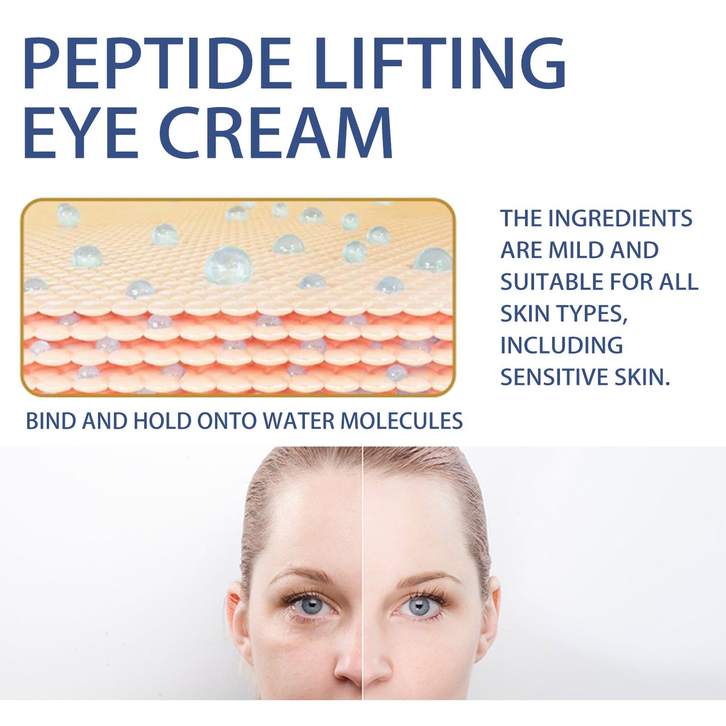 Peptide Lifting Eye Cream for Youthful Skin