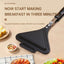 Aluminum Sanming Pan Round Double-sided Pattern Waffle Mold Home Breakfast Pancake Tool - Korvel