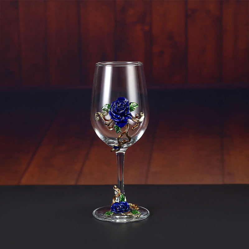 Household enamel crystal glass red wine glass goblet decanter - Korvel
