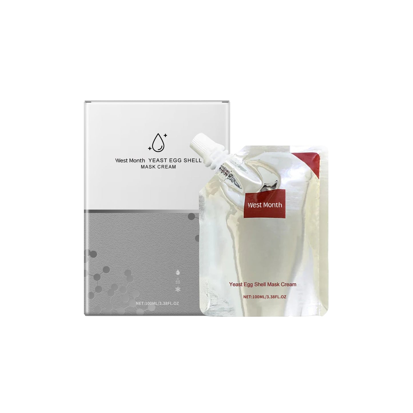 Yeast Eggshell Peel Mask, Moisturizing And Moisturizing Skin Daily Skin Care Brightening Mask - Korvel