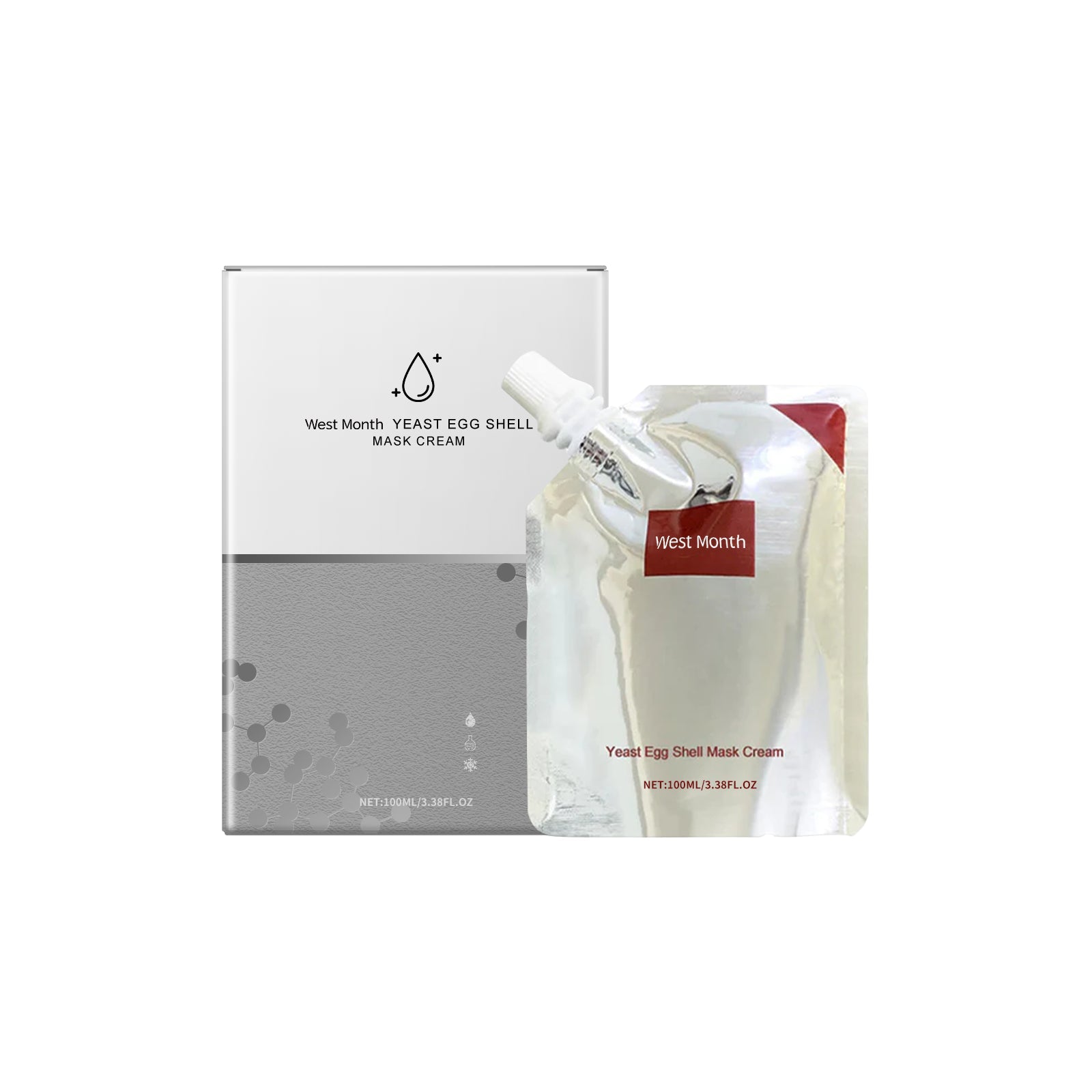 Yeast Eggshell Peel Mask, Moisturizing And Moisturizing Skin Daily Skin Care Brightening Mask - Korvel