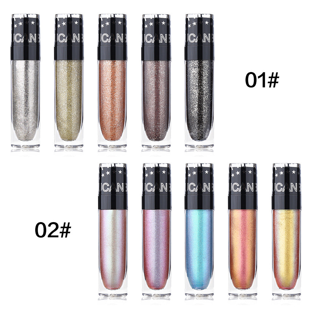 UCANBE New 8 color butterfly pattern diamond flash repair disc chameleon polarized face brightening three dimensional highlight set - Korvel