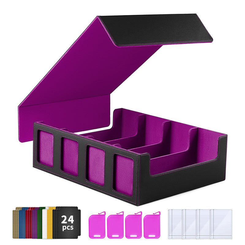 Large-capacity 3000+ Tabletop Game Card Storage Box - Yu-Gi-Oh! & Pokémon Flip-Top Card Case - Korvel
