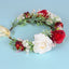 Flower garland headwear Hawaiian flower girl beautiful super fairy bride rose ring accessory - Korvel