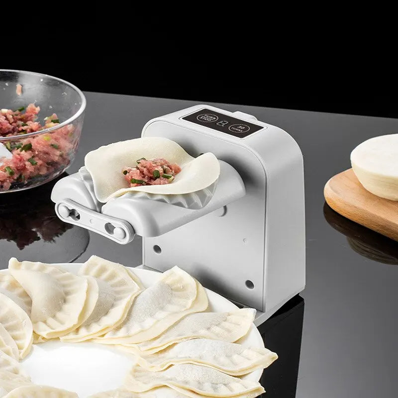 Fully Automatic Electric Dumpling Maker Artifact DIY Machine Mould Pressing Dumpling Skin Mould USB Rechargeable Kitchen Gadget - Korvel