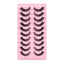New Russian Volume False Eyelashes DD Curved Thick Eyelashes Ten Pairs Of Chemical Fiber Natural Charm Eyelashes - Korvel