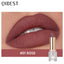 QIBEST Labial Mate de Terciopelo - Color de Larga Duración