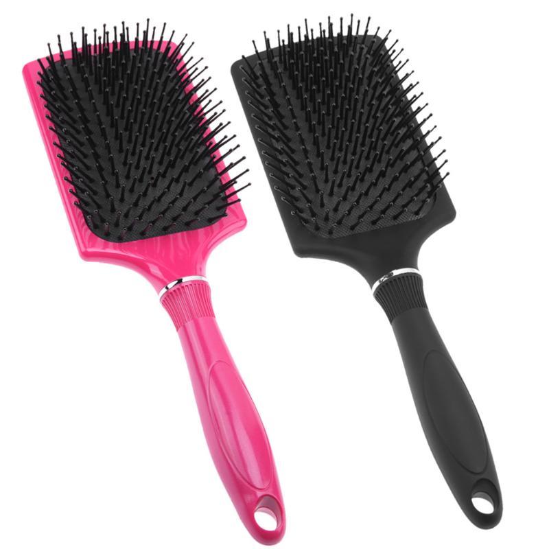 Hair Massage Comb Hairbrush Bristle&Nylon Women Wet Curly Hair Brush for Salon Hairdressing Styling Tools - Korvel