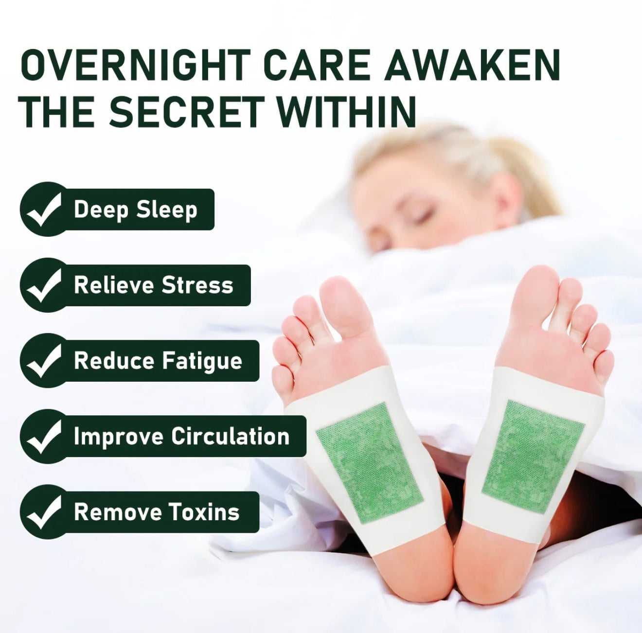 Sleep Detox Foot Patches for Nighttime Comfort