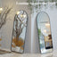 71" x 32" Oversized Full Body Mirror - Elegant Black Frame