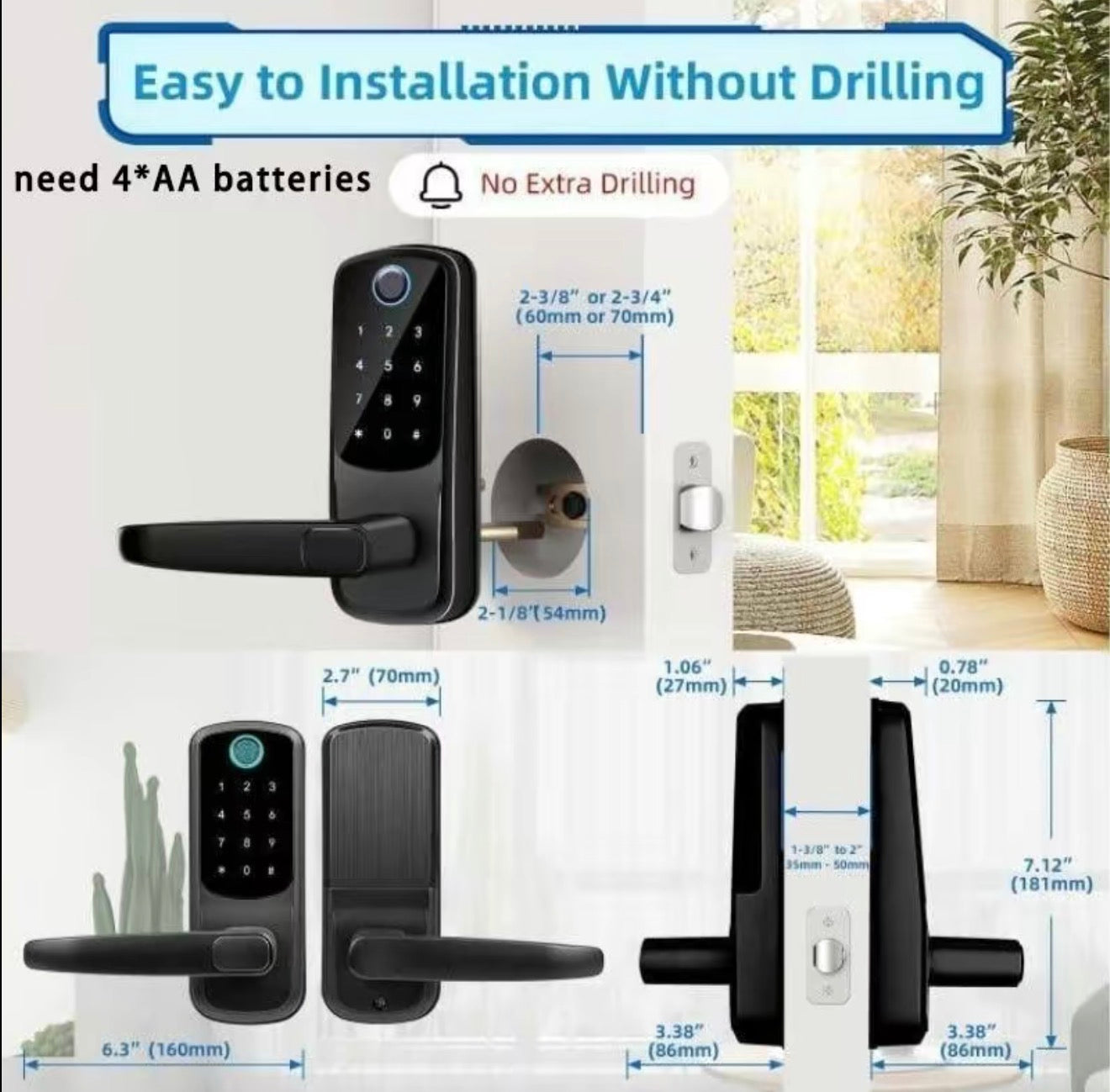 Cerradura Inteligente SecureTouch - Solución de Entrada Sin Llave