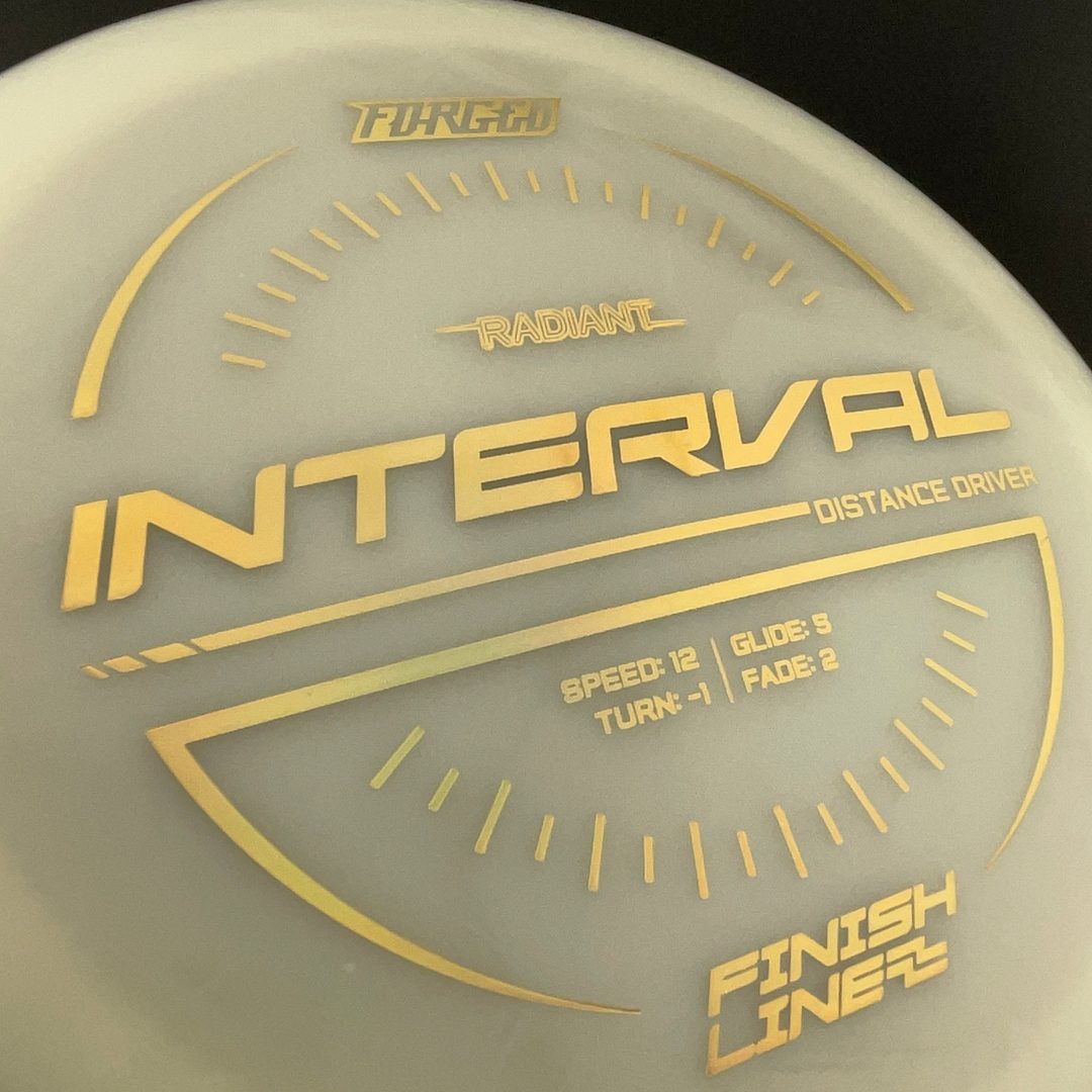 Forged Radiant Interval - First Run Disc Golf Driver