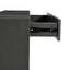 Shoe Cabinet , Shoe storage shelves, Grey - Korvel
