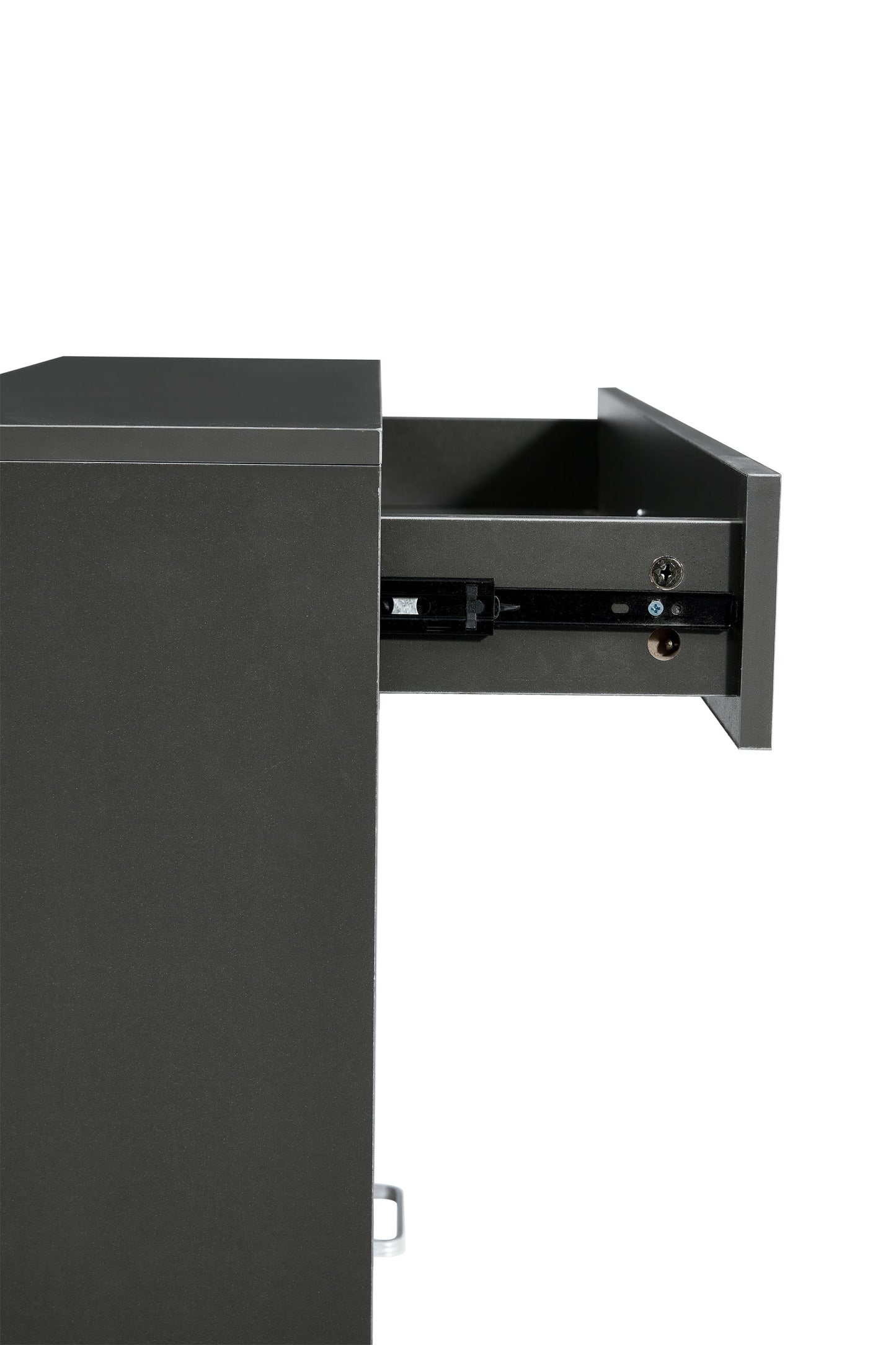 Shoe Cabinet , Shoe storage shelves, Grey - Korvel