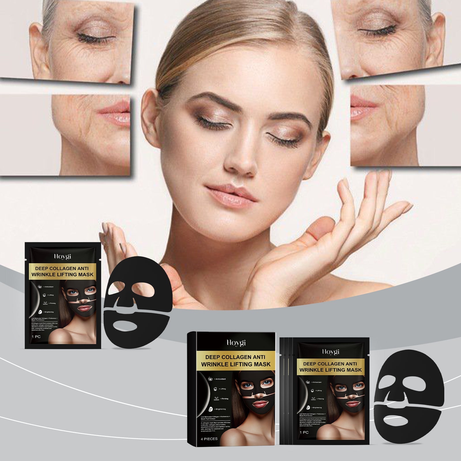 Collagen Moisturizing Mask Gently Nourishes And Moisturizes Skin, Strengthens Skin, Reduces Fine Lines And Moistens Skin - Korvel