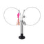 Suction cup cat toy stick that can be attached and held with steel wire multi head interchangeable cat toy and pet supplies - Korvel