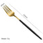 Premium Stainless Steel Cutlery Set with Gold Spray Finish