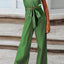 Tied Cutout Tube Wide Leg Jumpsuit - Korvel