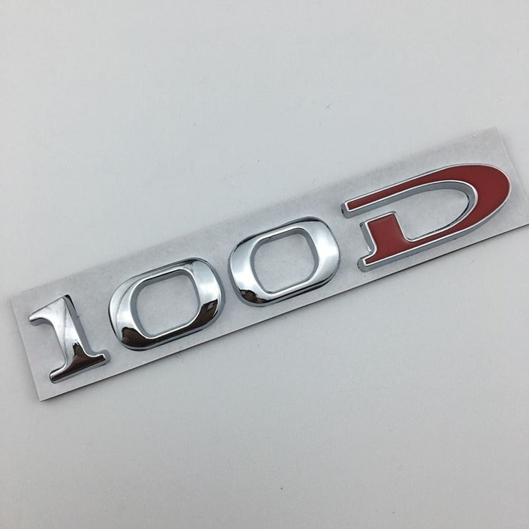 Premium Metal Tail Label Sticker for Tesla Models