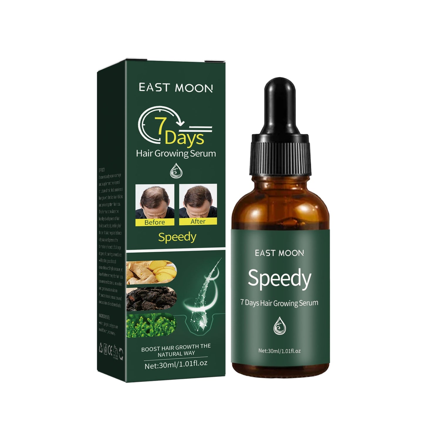 7 Days Essence Gently Moisturizes Hydrating Hairline Scalp Root Nourishing Hair Care Essential Oil - Korvel