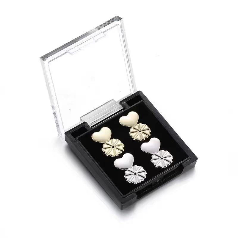 Supports de boucles d'oreilles ajustables en argent sterling 925 pour boucles d'oreilles lourdes