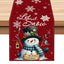 Christmas snowman linen table flag living room dining table decoration tablecloth Christmas restaurant tablecloth coffee table cloth - Korvel
