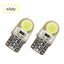 10Pcs Auto T10 Led Cold White 194 W5W LED 168 COB Silica Car Super Bright Turn Side License Plate Light Lamp Bulb DC 12V - Korvel