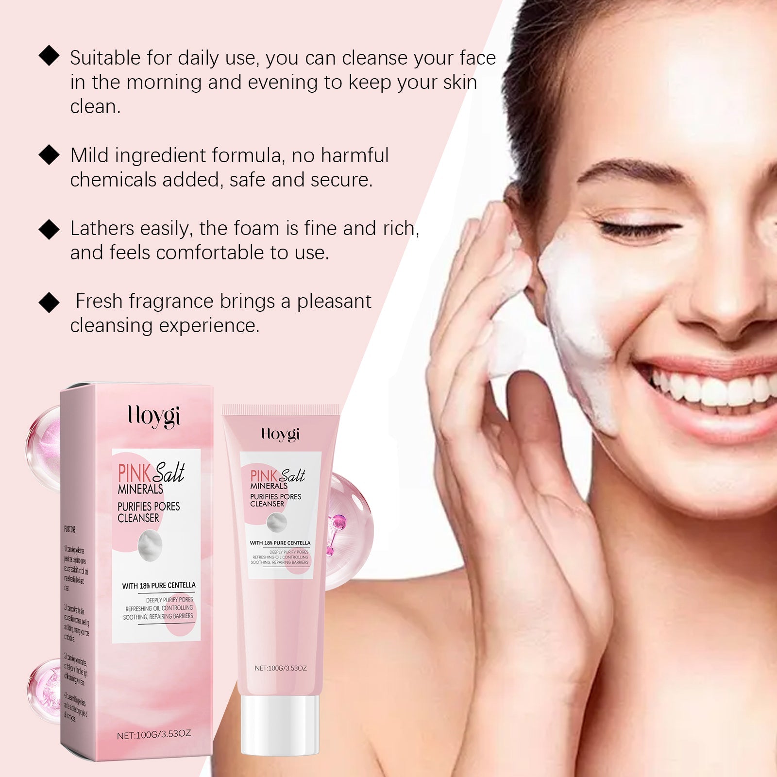 Pore Cleansing Cleanser Cleans Impurities From The Face, Moisturizes The Skin And Is Gentle And Moisturizing - Korvel