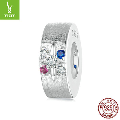 Yinziyun Starry Silicone DIY Bracelet with S925 Silver Beads