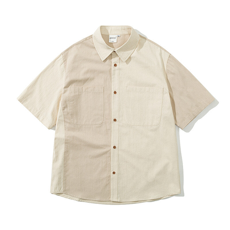 Color blocking short sleeves - Korvel