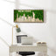 New York Moss City Silhouette Metal Wall Art - Small