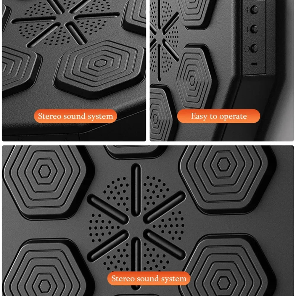 Smart Music Boxing Machine Wall Mounted Bluetooth Smart Fun Punch Boxing Trainer Wall Target Punching Pads Suitable For Home - Korvel