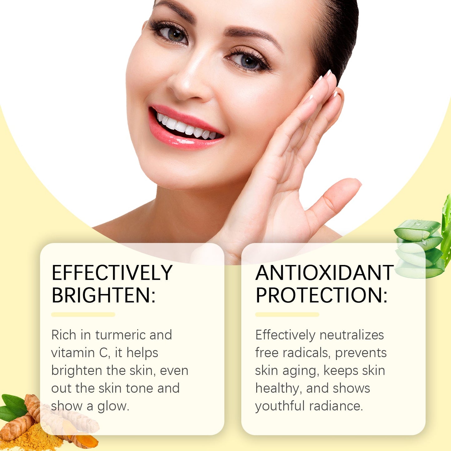Mascarilla de barro de vitamina C y cúrcuma para una piel radiante