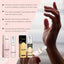 Parfum roulant portable avec essence florale