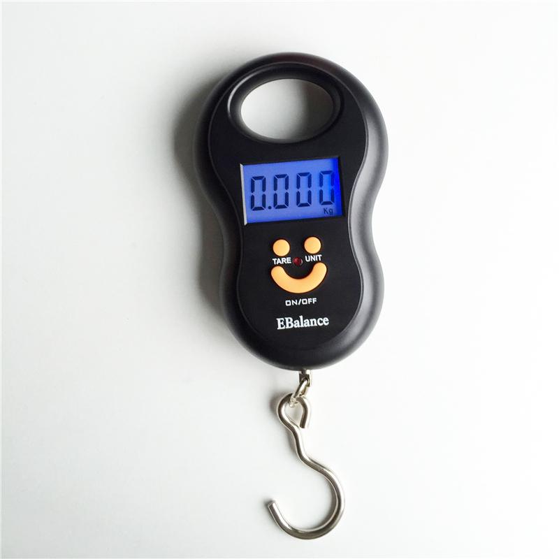 Hanging Scale 50Kg /10g Digital Scale BackLight Fishing Pocket Weight scale Luggage Scales Kg Lb OZ - Korvel
