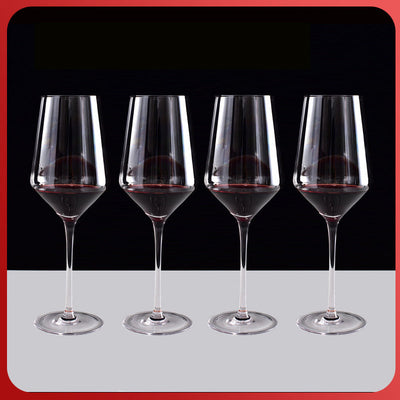 1500ml 50oz Hotel Home Elegant Hand Blown Clear Crystal U Shape Wine Decanter Set with 4 glasses For Vodka Tequila - Korvel