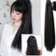 Grab clip ponytail wig female straight hair ponytail mini small grab clip ponytail long straight hair chemical fiber wig high ponytail - Korvel