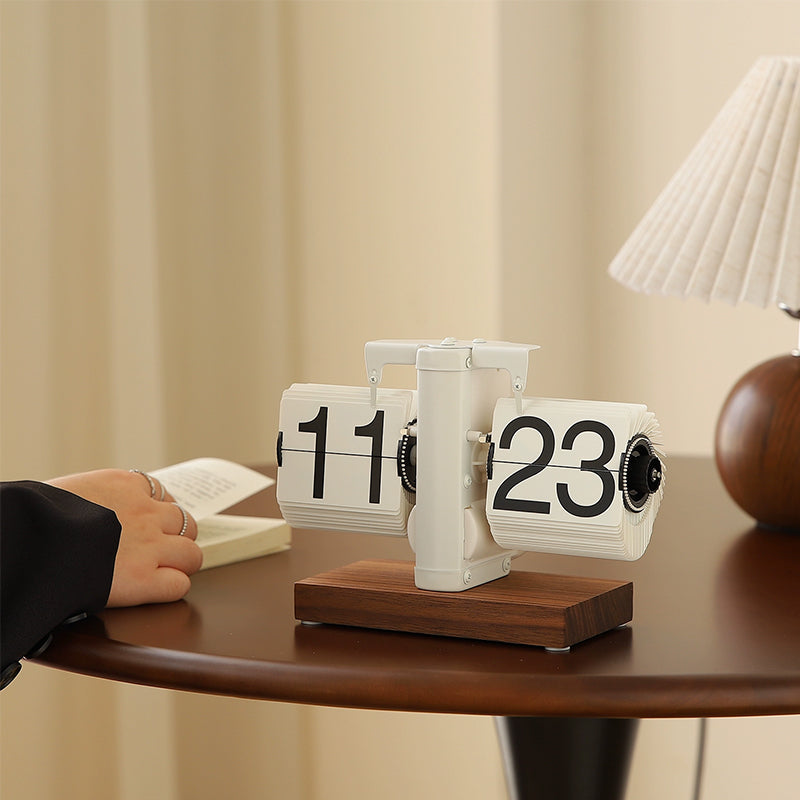 Retro Flip Digital Clock for Home & Office Decor