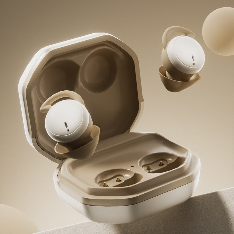 The new mini sleep bluetooth headset does not press the ear invisible ultra small in ear wireless side sleeping headset - Korvel