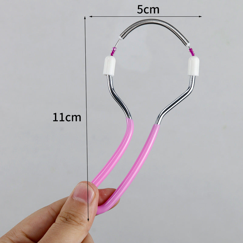 Facial hair removal device with twisted hair removal device lip hair removal device facial hair removal device - Korvel