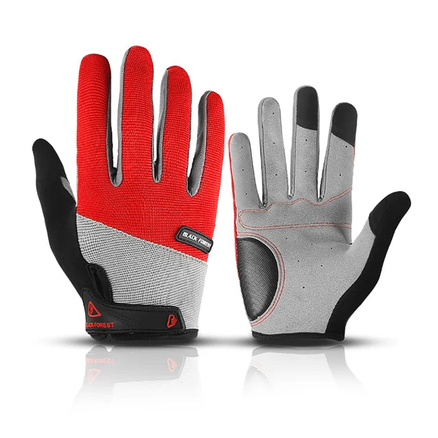 Gants de cyclisme à doigts complets respirants de qualité supérieure pour hommes et femmes