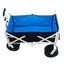 Folding Wagon Garden Shopping Beach Cart (white) - Korvel