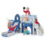 Toddler Pirate Ship Slide Set with Basketball Hoop