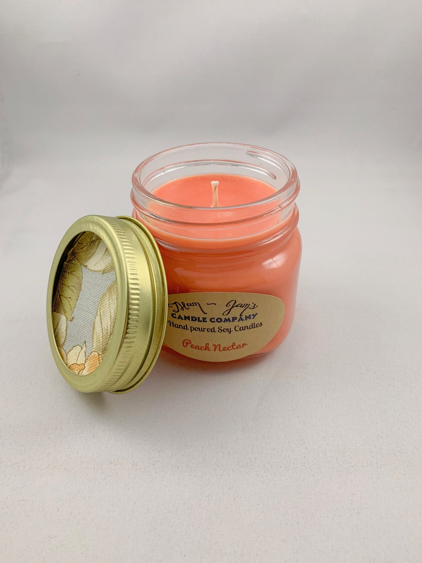 Peach Nectar Soy Candle – Sweet & Fruity Scent | Mam Jam’s - Korvel