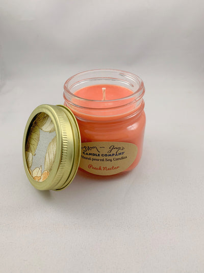 Peach Nectar Soy Candle – Sweet & Fruity Scent | Mam Jam’s - Korvel