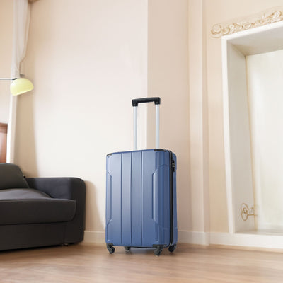 Premium Lightweight 20'' Hardshell Spinner Suitcase with TSA Lock - Blue